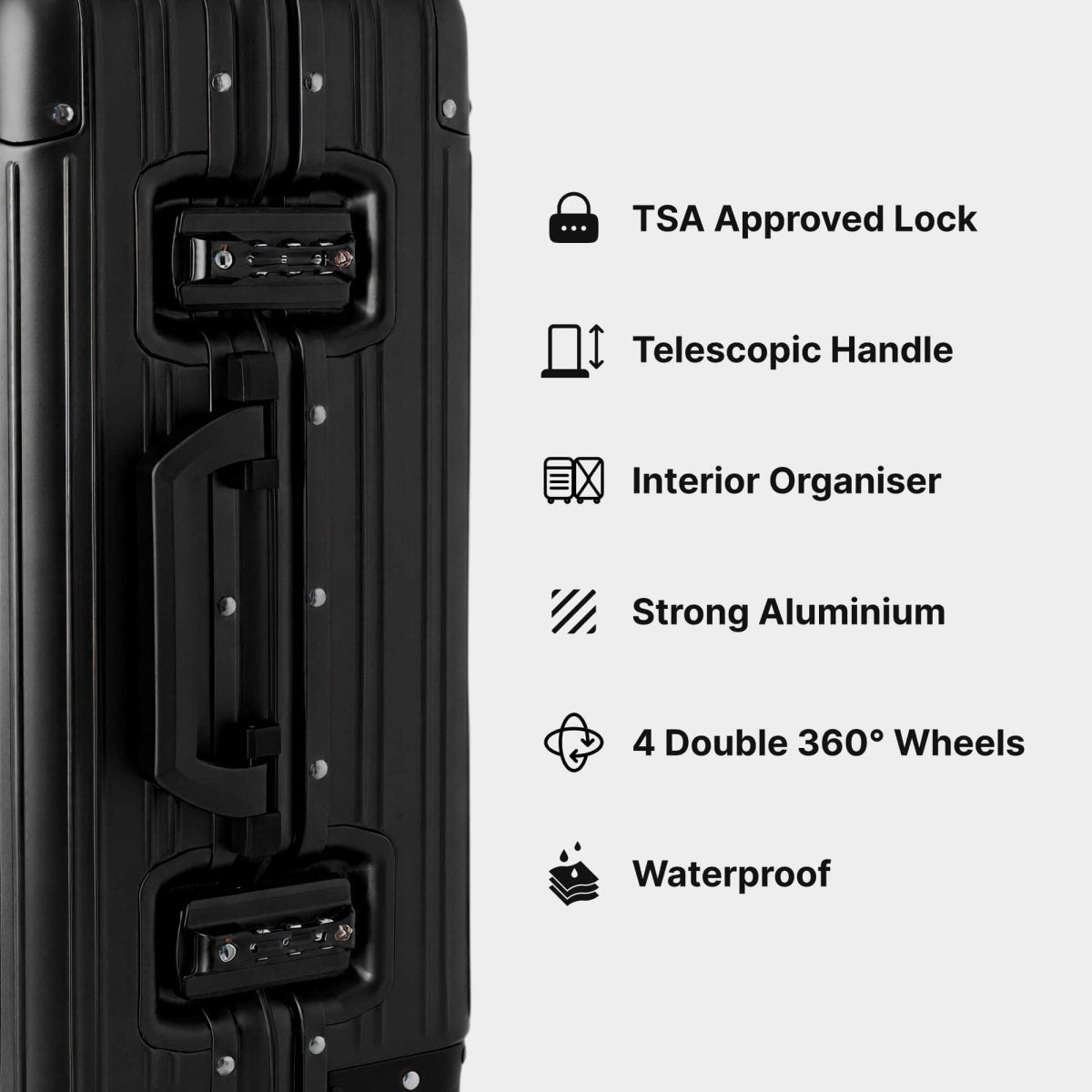 VAULTBAG® Aluminium Suitcase