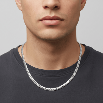 Royal Steel 316L Duo Set – 6mm Necklace + Bracelet