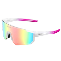 Pink with white