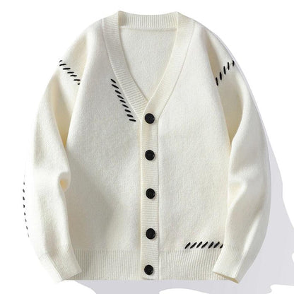 Henry Patchwork Knitted Cardigan