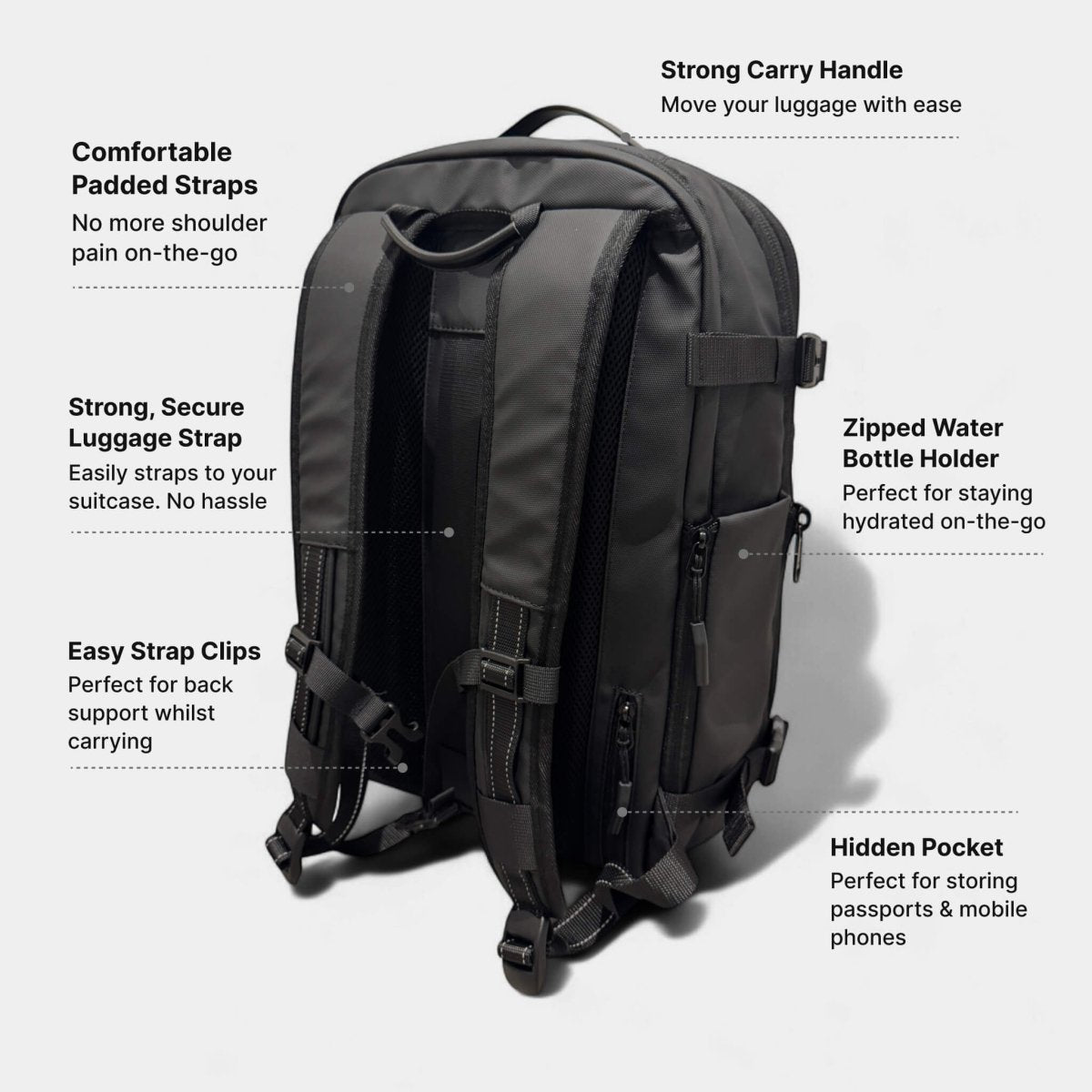 VAULTBAG® Matte Travel Backpack 60L