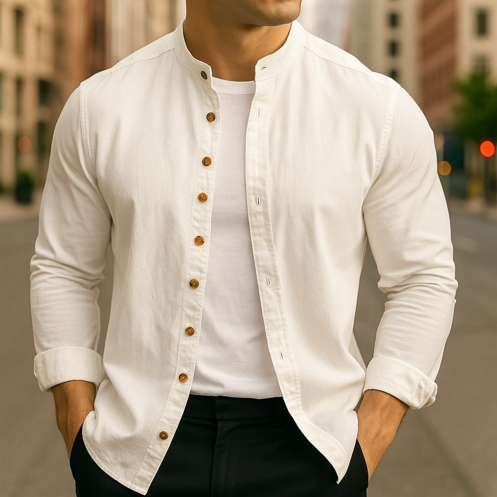 Hiro Linen-Cotton Shirt